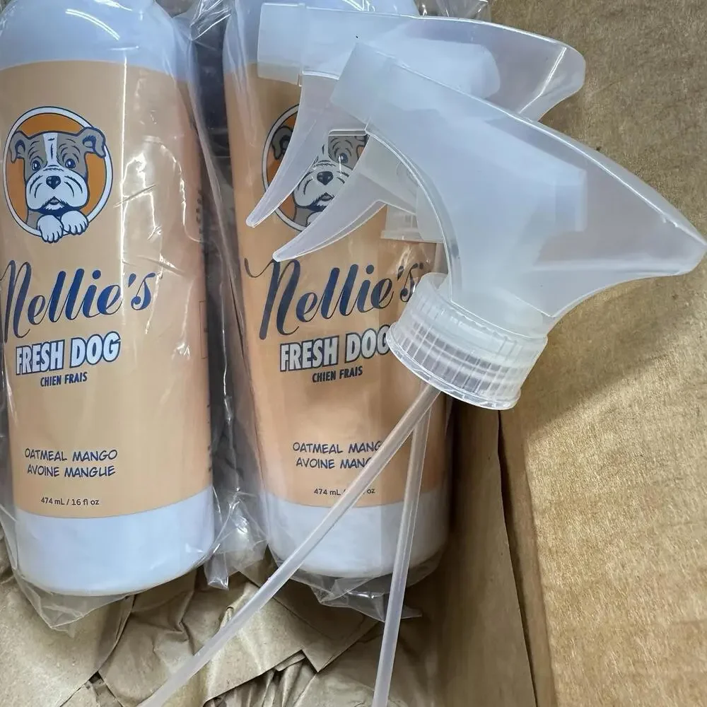 NIB Nellie’s Fresh Dog Dry Shampoo x2, Oatmeal Mango